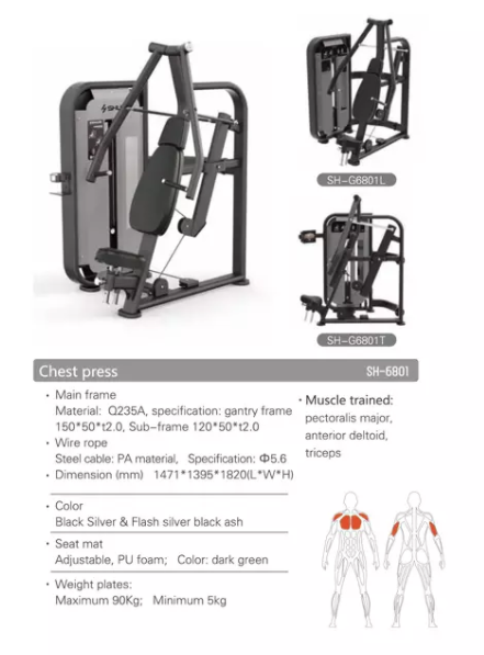 SH-G6801 Chest Press