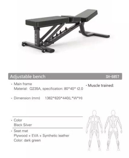 SH-G6857 Multi_Adjustable Bench